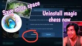 How to uninstall Magic chess mode in mobile legends 2020 | Save more space uninstall magic chess now