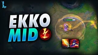 Shield nya Tebel, Damage Sakit - Gameplay Ekko Mid Wild Rift