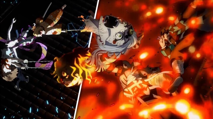 Burning heart! It's so cool to cut Demon Slayer like this!!