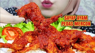 MERAH MEMBARA! ASMR SAYAP AYAM PEDAS MERCON | ASMR INDONESIA