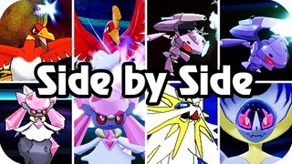 Pokémon 3Ds Vs. Switch : Legendary Signature Moves (Side By Side)