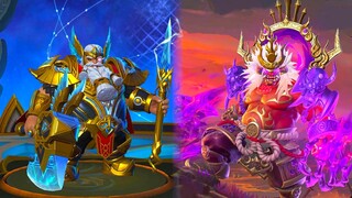 Franco Valhalla Ruller Epic Skin VS King Of  Hell Legend Skin Comparison