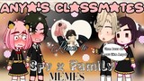 Anya's Classmates reacts to Spy x Family memes // Azzhe Azzhe