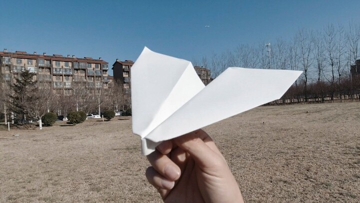 How to fold a simple glider, Toda Tuofu lock variable airway paper airplane