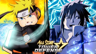 The Ultimate Duo! Naruto & Sasuke On All Star Tower Defense.