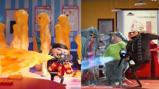 Cheese Ray VS Freeze Ray (Minions Rise of Gru)