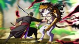 Zoro Reveals to be Admiral Level and Humiliates Rob Lucci - One Piece