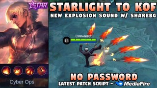 New Gusion Starlight To KOF Skin Script No Password | Latest Gusion K' Skin Script | Mobile Legends