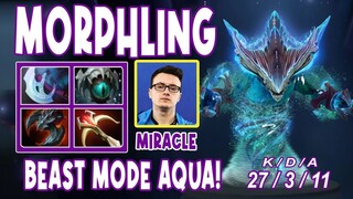 Miracle Morphling Hard Carry Highlights Gameplay 27 KILLS | BEAST MODE AQUA! | Dota 2 Expo TV