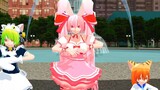 【di gi charat mmd】でじこ・ぷちこ・うさだで年下の男の子