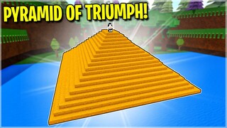 THE PYRAMID OF TRIUMPH! (Build a Boat for Treasure)