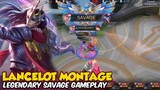 LANCELOT MONTAGE : MANIAC AND SAVAGE PLAY | MOBILE LEGENDS