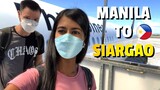 WE LEFT MANILA for SIARGAO ISLAND! 🇵🇭 Philippines travel day