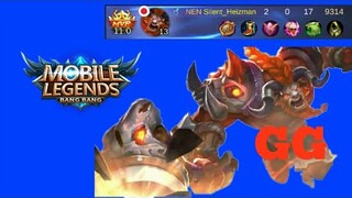 Mobile Legends Bang Bang - Minotaur GamePlay 0 DEATHS!?!??