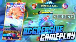 AGGRESSIVE FANNY GAMEPLAY! NO MERCY! (KDA 28-0-14) | MLBB