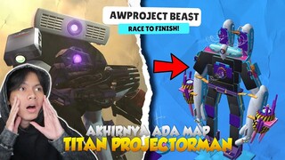 AKHIRNYA ADA MAP TITAN PROJECTORMAN DI STUMBLE GUYS! Kita Coba Kalahkan Dia...