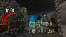 How to make Working secret stairs in Minecraft