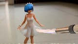 1000 degree flame VS pirated Rem figure! How does it feel to burn a pirated figure with a flamethrow