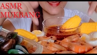 ASMR MUKBANG SEAFOOD BOIL WITH SPICY CAJUN SAUCE | EATING SHOW | NO TALKING