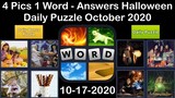 4 Pics 1 Word - Halloween - 17 October 2020 - Daily Puzzle + Daily Bonus Puzzle - Answer-Walkthrough