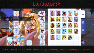 How well Ninja Magic perform in Comodo Legend_ Ragnarok M _ Comodo Legend F1-2_ Ninja Magic POV