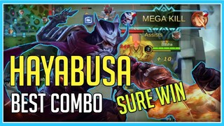 This is How To Play Hayabusa in Mythic Ranked Game | HAYABUSA GAMEPLAY | MLBB