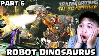 Aku Menjadi Robot Dinasaurus dan Lawan Shockwave !! Transformers Fall Of Cybertr
