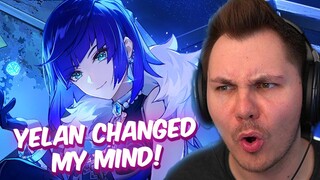 YELAN CHARACTER DEMO REACTION (SHE'S AMAZING) | Genshin Impact