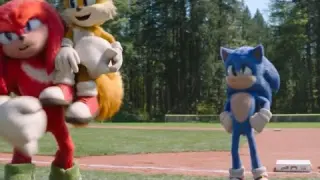 Sonic The Hedgehog Movie 2 Clips “Baseball Scene”
