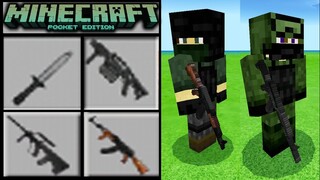 MINECRAFT PE 1.16+ MODERN WARFARE / GUNS ADDON (UPDATED)