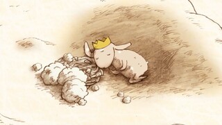 After the baby sheep died, they didn't want to go to heaven, so they shaved off all their wool and t