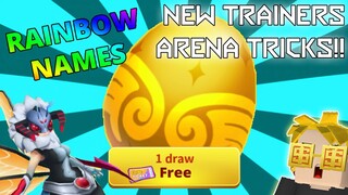 NEW TRICKS YOU NEED TO KNOW IN TRAINERS ARENA!!! || BLOCKMAN GO