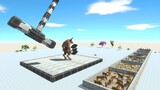 Kicked into a Cage With a Giant Hammer - Animal Revolt Battle Simulator