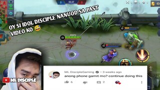 THANKS ML DISCIPLE FOR NOTICING MY PAST VIDEO