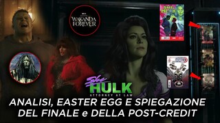 SHE-HULK 1x09 - ANALISI, EASTER EGG E SPIEGAZIONE DEL FINALE e DELLA POST-CREDIT