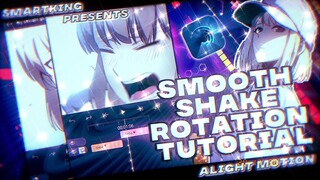 tutorial smooth shake rotation alight motion for daddy style
