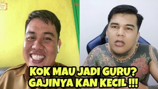 HERAN ‼️ GAJI GURU KAN KECIL KENAPA MAU JADI GURU ⁉️ - PRANK OME TV