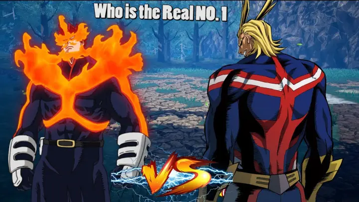 Endeavor Vs All Might ! 1v1 ( MY HERO ACADEMIA GAMEPLAY )
