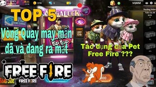 Free Fire | TOP 5 Vòng Quay may mắn vàng hay nhất & Công dụng của trợ thủ mèo | Đăng SÓC TV