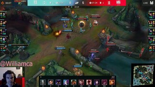 Tâm điểm trận đấu giữa TES và WBG phần 10 #game #LOL