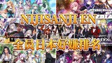 [NIJISANJI EN] Ranking of Japanese favorites of all Rainbow Club en members (data as of 0:00 on Janu