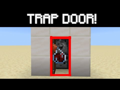 How To Build A Literal Redstone Trap Door In Minecraft Shorts Bilibili