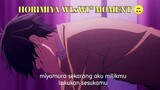 Hori & miyamura love moment | horimiya sub indo | Hori and miyamura