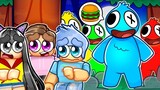 We STOLE FOOD From Rainbow Friends! *Bad Idea* (Roblox With Friends!)