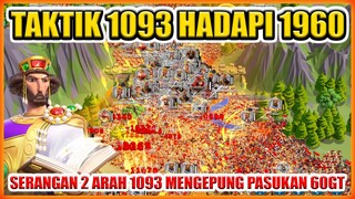 TAKTIK SERANGAN 2 ARAH 1093 MENGEPUNG 1960 WAR PASS 7 KVK ROK !!