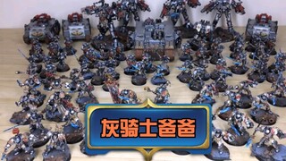 【战锤40000】灰骑士精品整军欣赏！不管色孽还纳垢，到我嘴里是块肉。