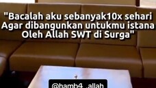 Amalkan Amalan Ini Untuk Memudahkan Masuk Syurga,, Insyaallah