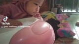 bayi makan pagi | melissa pake hijab gemesin