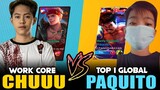 SANFORD (Top 1 Global Paquito) vs. Work Auster Force Core (CHUUU) in Rank ~ Mobile Legends