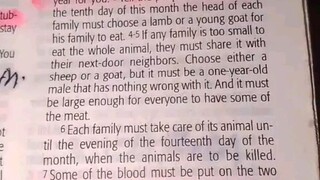 Daily Verse.                  Exodus 12:1-5